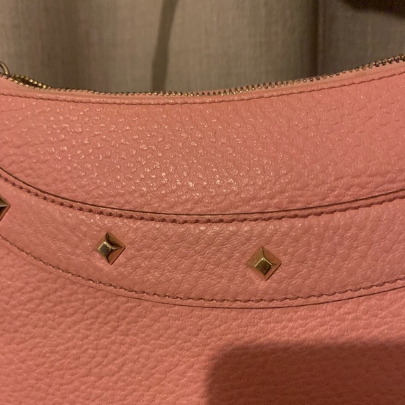 Authentic Pink Leather Gucci Handbag with Bamboo handle and zipper tassel - Picture 3 of 9